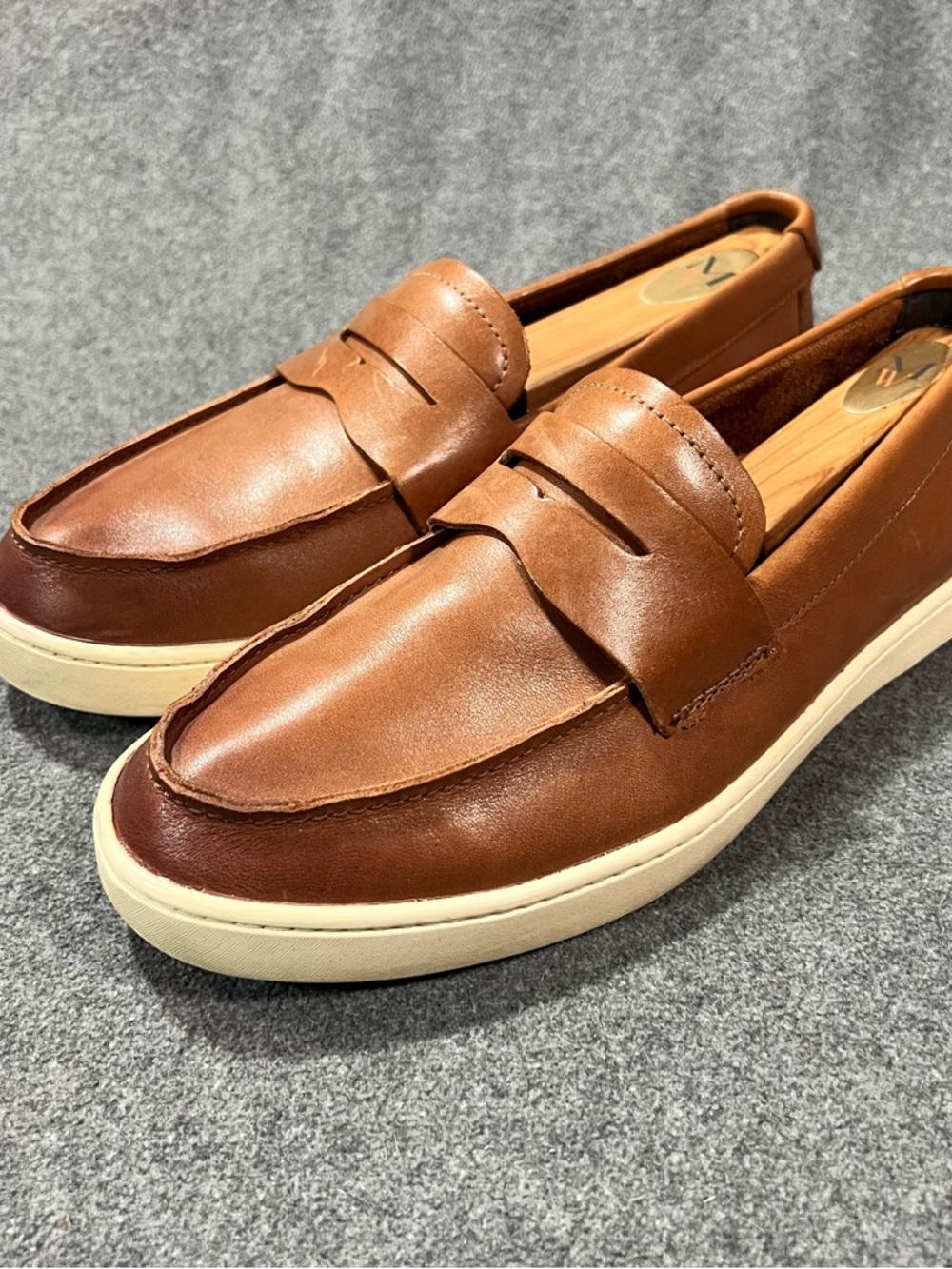 Cole Haan Men's Pinch Maine Classic Penny Loafer Brown Leather Size 7.5 Prep